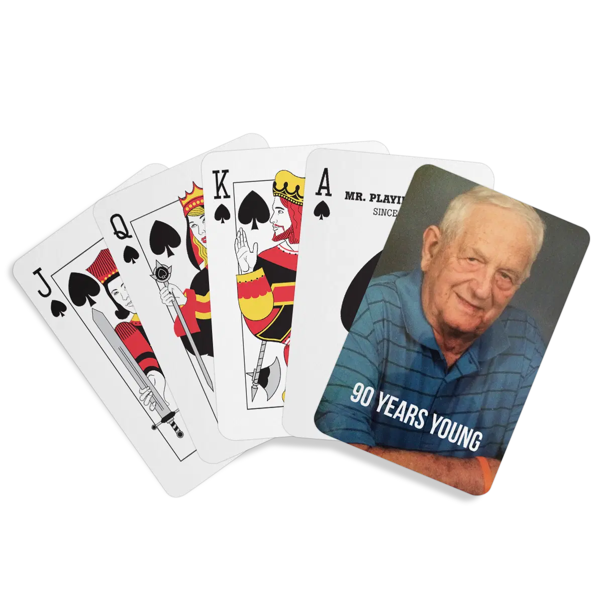 90 Years Young milestone deck