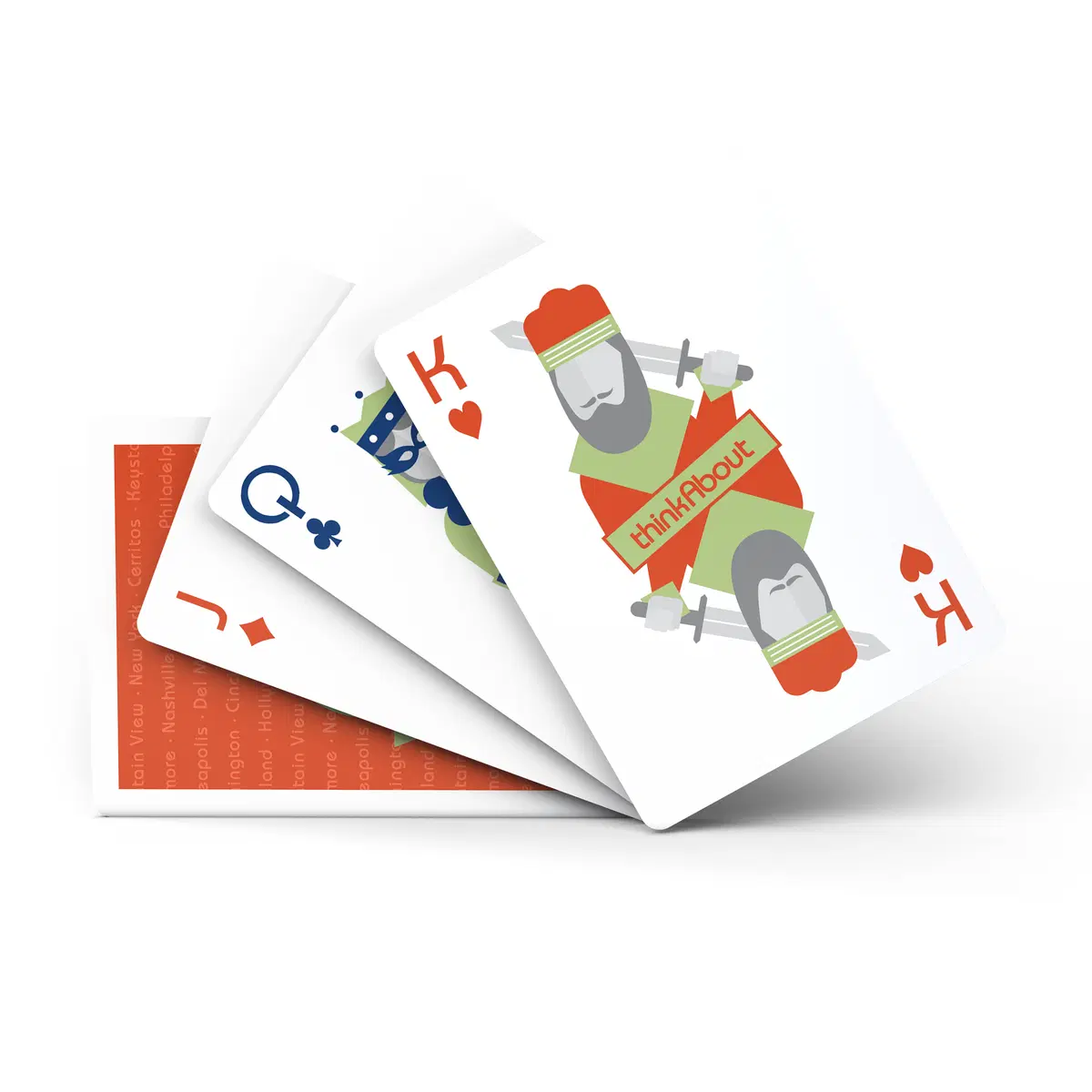 thinkAbout — face card fan