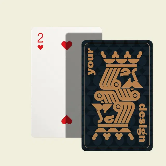 Your custom design printed on real playing cards