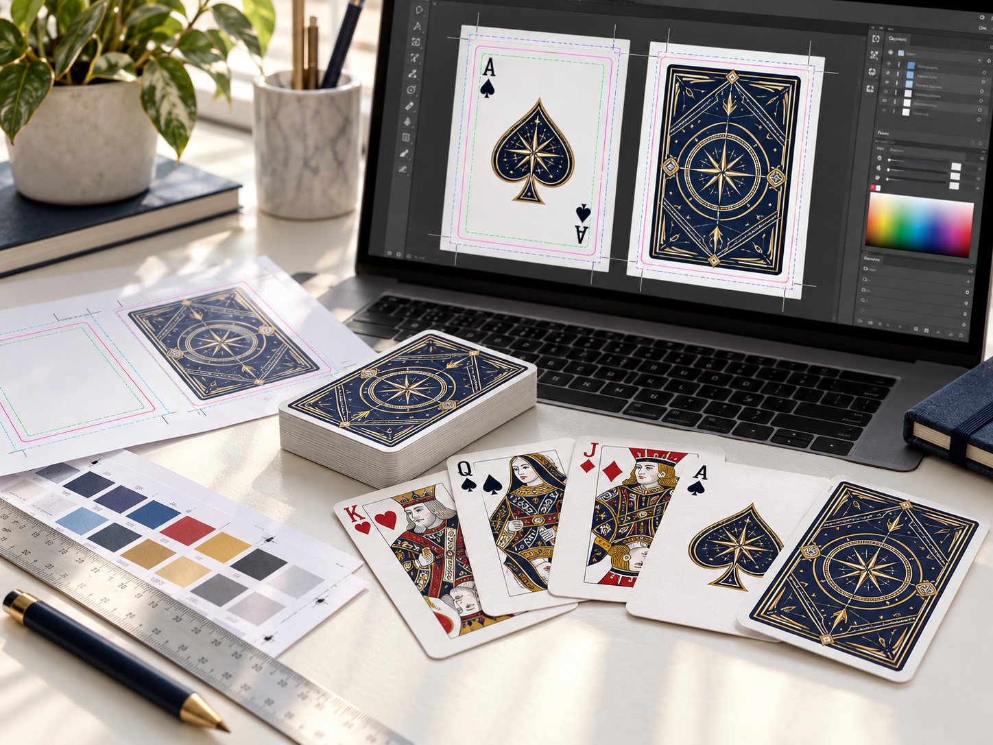 How to Use a Playing Card Template to Design Your Deck