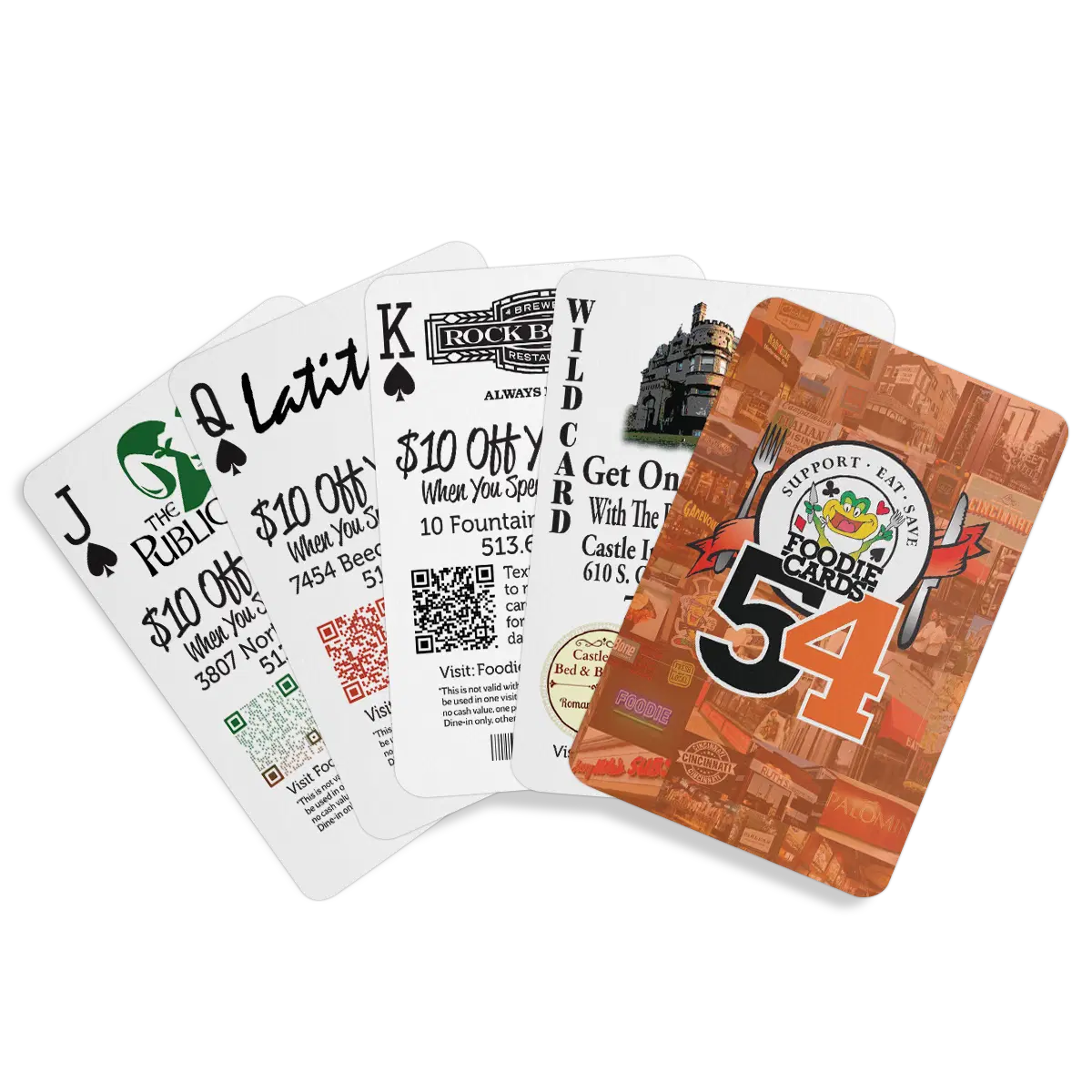 Foodie Cards — fully custom faces