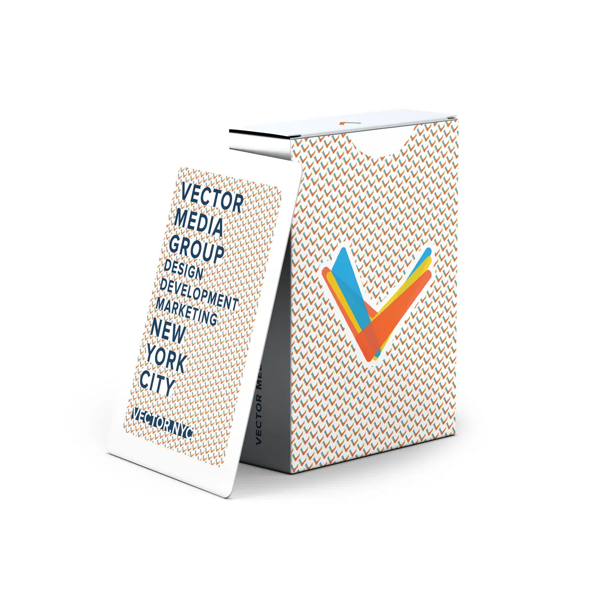 Vector graphic media box packaging