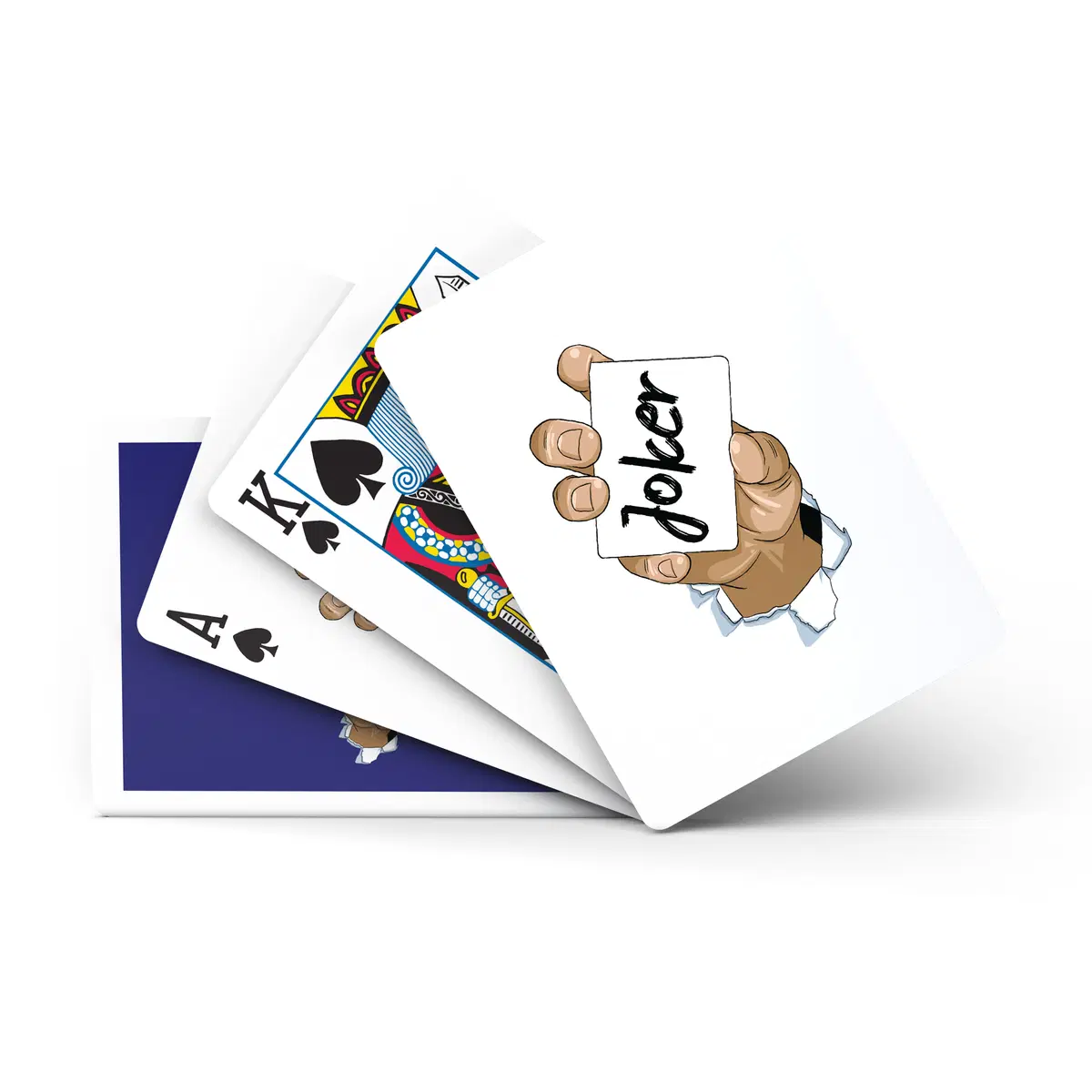 Editorial card spread layout