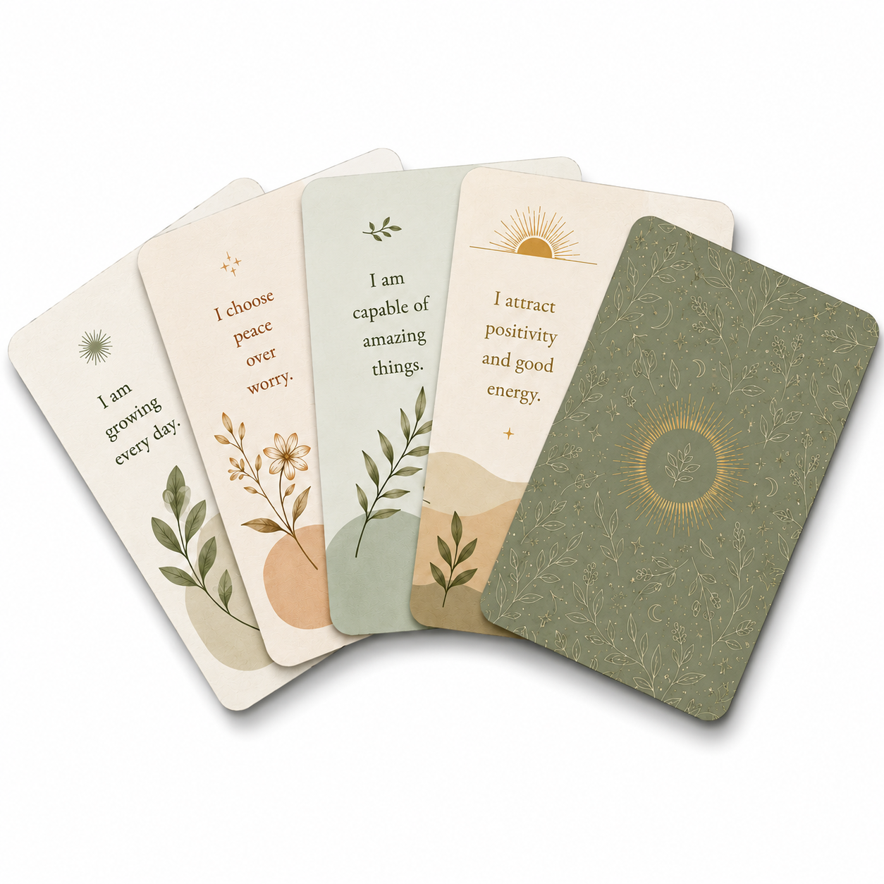 Custom Affirmation Cards product